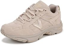 Vionic Womens 23Walk 2.0 Sneaker Oatmeal Gold Suede 7.5 M