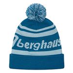 Berghaus Unisex Warm Beanie Bobble Hat Retro, Light Blue, One Size