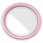 CHIHIOL Magnetic Base Compatible with PopSocket Phone Grips for iPhone MagSafe Cases Base with Magnetic Adapter Circle, Magnet Pop Grip Round Base for Mag Safe Case, Light Pink