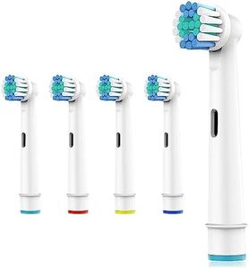 Pack 4 Ricambio Testine Spazzolino Elettrico Compatibili con Oral B Braun - Ricariche Ricarica Spazzolino Elettrico Compatibile con Oral B - Ricambio Testine Spazzolini Elettrici