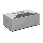 kwmobile Dust Cover Compatible with HP DeskJet 2755e / DeskJet 2720e / 2710e / 2820e / 2721e - Printer Case - Grey/Black - Meow Cat