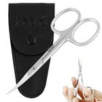 Tecto Professional Nail Scissors, Stainless Steel Manicure Scissors, Multi-Purpose Small Eyebrow, Toenail for Women and Men (Curved Nail Scissor) (curved blade nail scissor)