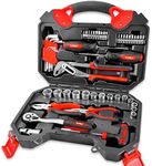 TOPEX 52-Piece Hand Tool Kit Portab