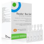 Thealoz Duo Gel - Clinically Proven Hydration for Dry Eyes w/ Hyaluronic Acid & Trehalose, Lubricating Gel - Persistent Dryness, Stabilizes Tear Film for 6 Hrs - Contact Lens Wearers - Single-Use 30 Vials