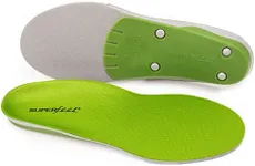 Superfeet Unisex's wideGREEN Insoles, High Arch Support, Wide Orthotic Inserts Feet Extra Shoes, Green, G (UK 12-13.5)