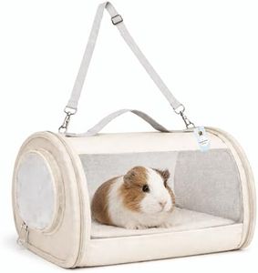 Foodie Puppies Small Pet Carrier Bag (SlingBag),(27x18x15) for Guinea Pig & Hamster| Lightweight Foldable Hand Bag | Soft-Sided Travel Case with Adjustable Shoulder Strap & Ventilated Mesh Design