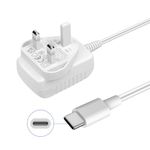 Baby Camera Monitor Charger, MYPIN Baby Monitor and Parent Unit Power Supply - Type C Switching Adapter, 5V/1000mA Output, UK Plug with 2.5m Cable Compatible with Baby Monitor with Type C Charger Port