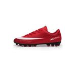 V-Do Breatheable Soccer Shoes Cleats for Men/Ladies Unisex Football Boots Youth Boys/Gils Trainers Red, 7.5 UK