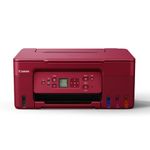 Canon PIXMA MegaTank G3770 Red All-in-one WiFi Inktank Colour Printer with 1 Year Additional Warranty on Product Registration