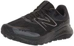 New Balance Womens DynaSoft Nitrel V5 Trail Running Shoe, Black/Black, 9 X-Wide US