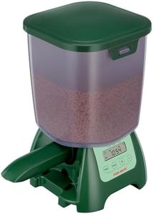 Fish Mate P7000 Large, 6 lbs Capacity, Rain-Resistant Automatic Pond Fish Feeder