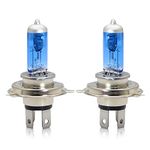 WinPower H4 472 Halogen Bulbs 130/120W 5000K Ultra White Hi/Lo Beam 12V Car Motorcycle Headlight, 2 Lamps