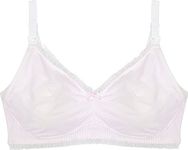 Heidi Klum Intimates Women's Lace Maternity & Nursing Bra w/Easy Drop Cups, Cradle Pink Stripe, 14F