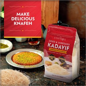 Eastanbul Dried Kataifi Dough 170g – Shredded Pastry for Desserts