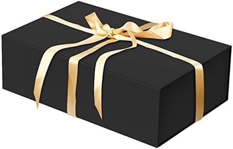 Luxury Large Gift Box 13.8"x9"x4.3" Storage Box Ribbon Magnetic Closure for Luxury Packaging Box for Mother's Day, Birthdays, Bridal Gifts,Weddings