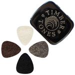 Felt Tones - Mixed Tin of Four Felt Plectrums / 4 Felt Ukulele Picks