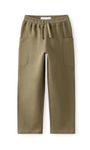 Alan Jones Clothing Boys Solid Plush Pants with Pockets (Khaki_11-12 Years)