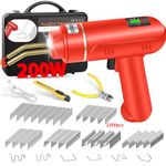 200W Cordless Plastic Welder, Plastic Welding Kit with 1200PCS Hot Stapler, USB Rechargeable Plastic Welder Gun with 5000mAh Battery, Plastic Weld Bumper Repair Kit for Most Plastic Repair