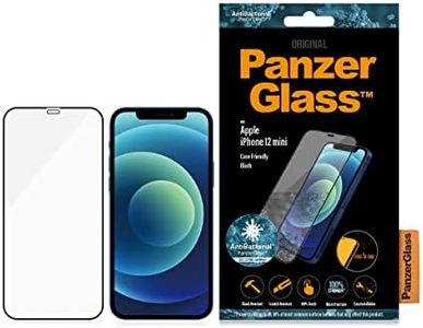 PanzerGlass Protective Glass suitable for Apple iPhone 12 Mini, Case Friendly - Crystal Clear Shatter-Proof Protection for Apple iPhone Screen