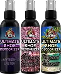 Shoe Deodorizer Spray (Women) | Disinfectant Foot Odor Eliminator, Air Freshener for Sneakers, Gym Bags, and Lockers | Women by Combat Cleaner