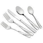 Nicesh 80-Piece Stainless Steel Flatware Cutlery, Service for 16