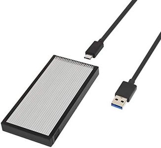 SYBA USB C Dual M.2 B-Key SSD RAID Enclosure Adapter, USB 3.1 Gen 2 Type C to Two M.2 SATA B Key Solid State Drive External RAID Enclosure Support RAID 0, RAID 1, JBOD and Individual Mode