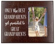 Only the Best Grandparents Get Promoted Gift for Grandparents Ultrasound picture frame Gift for Great Grandpa Ultrasound gift