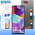 Screen Replacement for Motorola Moto G Stylus 5G 2022 XT2215-1 XT2215-4 LCD Display with Digitizer Full Assembly | Black | Tools Included(Not for G Stylus 5G 2021/2023)