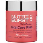 Nutriburst TotalCarePlus - Multivitamin with Vitamin C, D, B12 + Zinc - Immune System Support - Berry Flavour - 60 Gummies 1 Month Supply - Suitable for Vegans