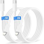 USB C to Lightning Cable 2M 2Pack[Apple MFi Certified], Original Fast iPhone Charger Cable Fast Charging Type C to Lightning Cable iPhone Wire Lead for iPhone 14 Pro Max/Plus/13/12/11/XS/8/iPad/iPod