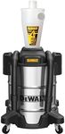 Dewalt Dust Separator with 10 Gal Stainless Steel Tank, 99.5% Efficiency Cyclone Dust Collector, High-Performance Cycle Powder Collector Filter, Dust Cyclone Collector, DXVCS003