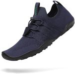 Mishansha Water Shoes for Women Men Barefoot Beach Shoe Quick Dry Aqua Swim Socks for Surfing Yoga Size 8 Women/ 6.5 Men Deep Blue