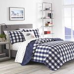 Eddie Bauer Lake House Plaid Quilt Set, Full/Queen, Blue