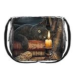 Nemesis Now Witching Hour Lisa Parker Messenger Bag Brown, PU and Canvas