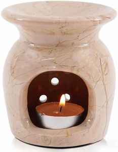 Radicaln Marble Oil Burner Verona 4" Inches Handmade Candle Wax Warmer for Room Décor - Scentsy Wax Warmer - Wax Burner Home Fragrance - Kitchen Decor