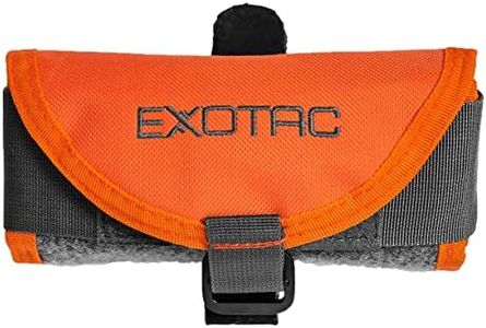 Exotac toolROLL - Solución compacta de almacenamiento de herramientas para equipos de arranque de fuego, cuchillos y multiherramientas con cinco bolsillos de malla elástica de acceso rápido y cierre