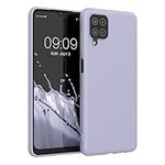 kwmobile Case Compatible with Samsung Galaxy A12 Case - Soft Slim Protective TPU Silicone Cover - Lavender