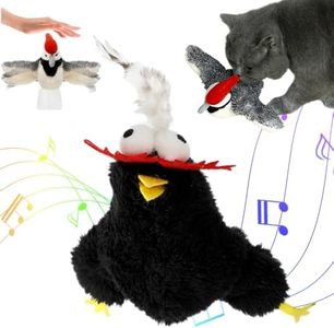 Flying Bat Toy for Dogs & Cats Flapping Wings Interactive Pet Toy (Chick)