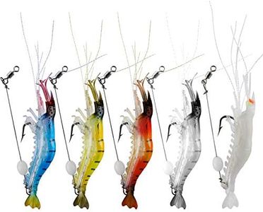 WANBY Proven Explosive Color Special Spinner Spoon Swimbait Vibrating Jigging Freshwater Saltwater Fishing Lures with Hook Fishing Tackle for Trout Bass Salmon（5pcs Craws）