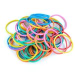 Primes DIY Strong Elastic Rubber Bands Assorted Sizes and Colors Ideal for Sturdy Stretchable Rubber Band for Home Kids, Women, Girls, Office, School, Craft, Bank Everyday use, Thick Paper Wristband