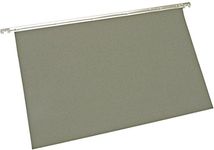 5 Star Office Heavyweight Shackle Hanging Files with Labels and Staple Flap Pack of 50 Green (UK Import)