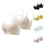 AMDOLE Deals of The Day Front Fastening Bras for Women UK Bra Extenders 4 Hook Sleep Bras Sports Bra High Impact Large Bust Sleep Bra 2024