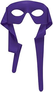 Forum Novelties Mens Purple Masked Man with Ties Venetian Mardi Gras Mask Costume Accessory