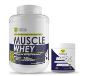 Muscle Asylum Premium Whey Protein l 2kg, 50 Servings l Kesar Pista Flavor l With Genuine Lab Reports l Muscle Building & Recovery | Increased Muscle | Easy to Digest | with 5.2g Bcaa per serve