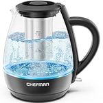 Chefman Electric Kettle with Tea In