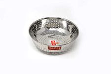 Hazel Alfa Stainless Steel Multipurpose Food & Vegetable Strainer, 1 Pc, Dia 25 cm