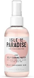Isle of Paradise Self Tan Water Light (200 ml) Hydrating Self Tanning Water Natural Ingredients & Vegan