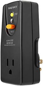 OAONAN GFCI Adapter 15 Amp 3 Prongs Grounded, 5 Years Warranty, GFCI Plug Portable Plug-in Ground Fault Circuit Interrupter to Protect Electric Safety for Pressure Washer, Hot Tub, Air Conditioner