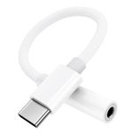 Apple MFi Certified USB C to 3.5mm Headphone Adapter iPhone 15 to 3.5mm Audio Aux Jack Adapter Dongle Earphone Cable Converter Compatible with iPhone 15/15 Plus/15 Pro/15 Pro Max,Galaxy S23 S22 Ultra