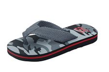 Sunville Starbay Kid's Slip-On Flip Flop (3, Grey)